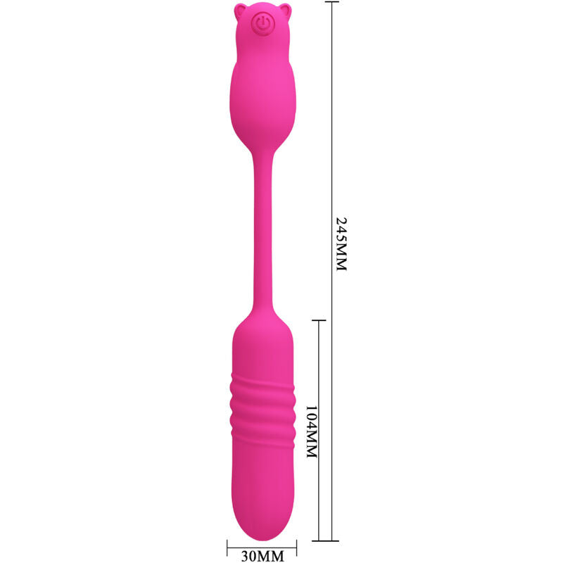 PRETTY LOVE - NOBIKUMA PINK SILIKONE VIBRERENDE KUGLET