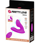 PRETTY LOVE - MELVIN KLITORISMASSAGEAPPARAT MED FJERNBETJENING