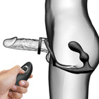 PRETTY LOVE - MARSHALL PENIS RING MED VIBRERENDE ANALPLUG MED FJERNBETJENING