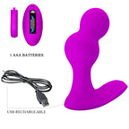 PRETTY LOVE - TERRANCE ANALVIBRATOR MASSAGEAPPARAT MED FJERNBETJENING
