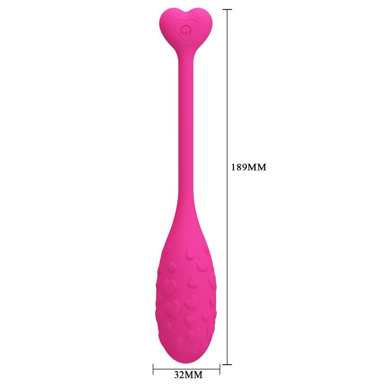 PRETTY LOVE - APP-STYRET PINK FISHER VIBRERENDE ÆG