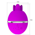 PRETTY LOVE - GEMINI BALL LILLA RUND SILIKONEVIBRATOR