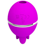 PRETTY LOVE - GEMINI BALL LILLA RUND SILIKONEVIBRATOR
