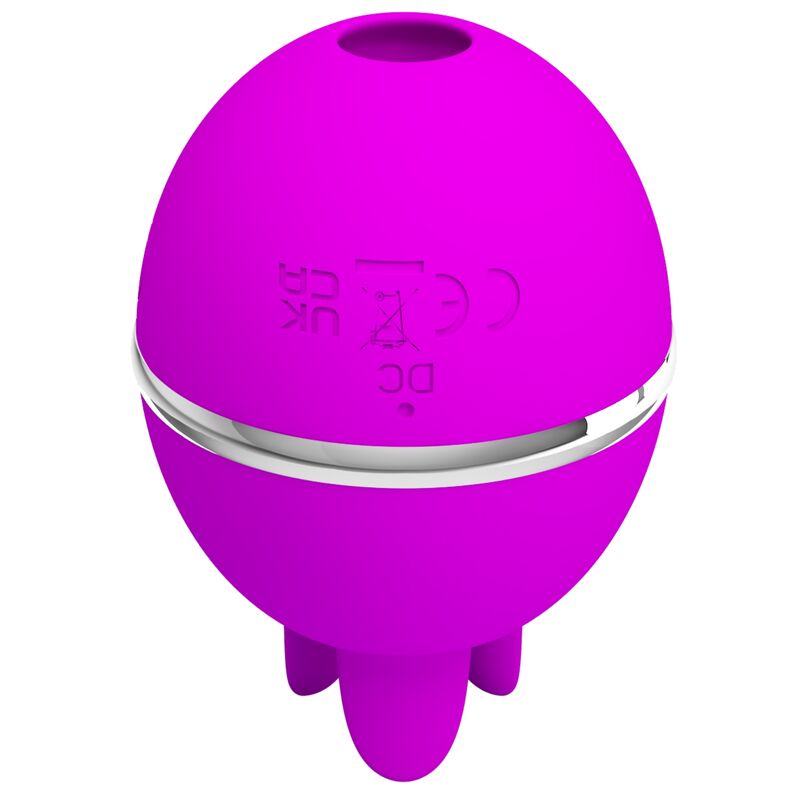 PRETTY LOVE - GEMINI BALL LILLA RUND SILIKONEVIBRATOR