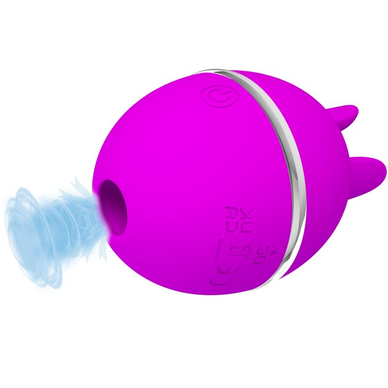 PRETTY LOVE - GEMINI BALL LILLA RUND SILIKONEVIBRATOR