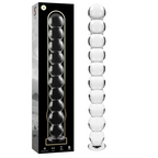 NEBULA-SERIEN FRA IBIZA - MODEL 22 DILDO BOROSILIKATGLAS KLAR 21,5 CM -O- 2,5 CM