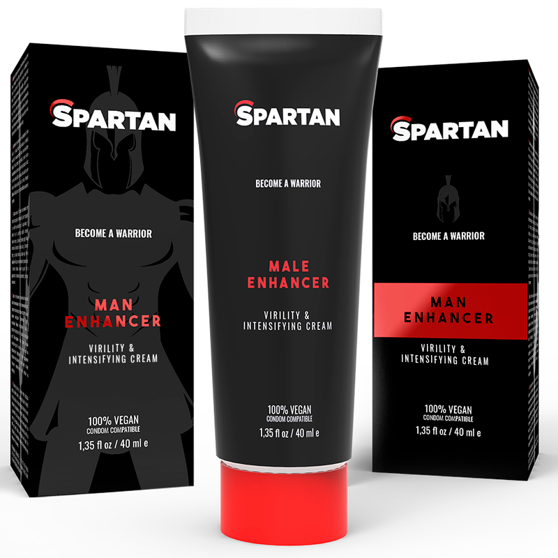 SPARTAN - PAR GEL MED VIRILITE OG FORSTÆRKENDE 100% VEGANSK CREME