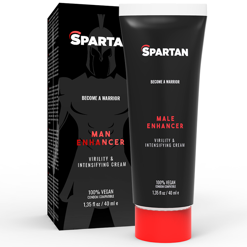 SPARTAN - PAR GEL MED VIRILITE OG FORSTÆRKENDE 100% VEGANSK CREME