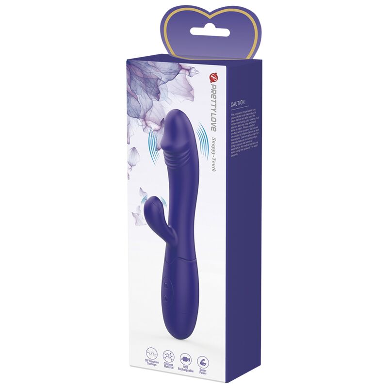 PRETTY LOVE - SNAPPY YOUTH VIBRATOR & G-PUNKT STIMULATOR VIOLET