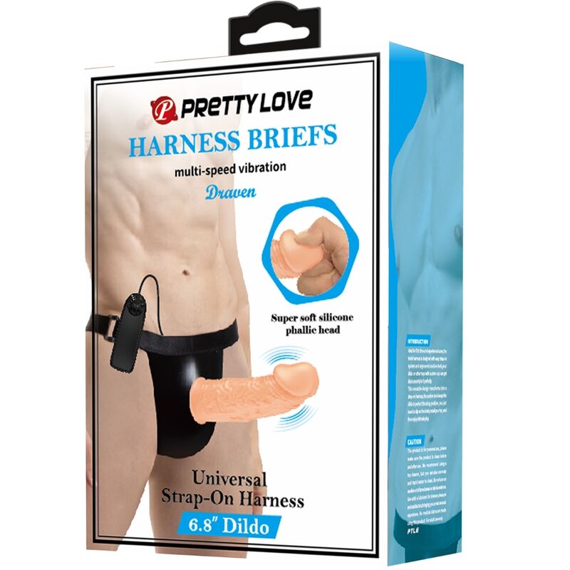 PRETTY LOVE - TRØSSER MED VIBRATIONSDILDO INKLUDERET