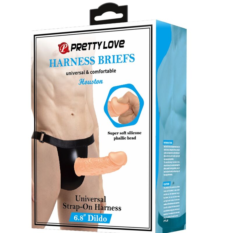 PRETTY LOVE - HARNNES TRUSSER MED DIDLO INKLUDERET