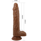 BAILE - BODACH REALISTISK VIBRATOR MED FJERNBETJENING SUGEKOP