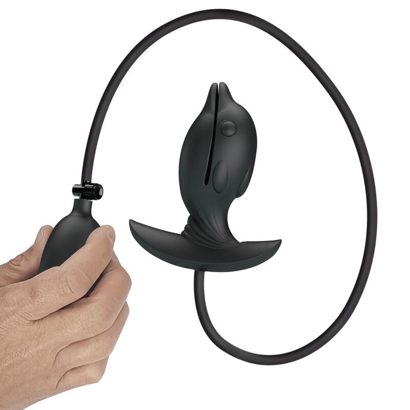 PRETTY LOVE - OPPUSTELIG OG GENOPLADELIG DELFIN ANALPLUG