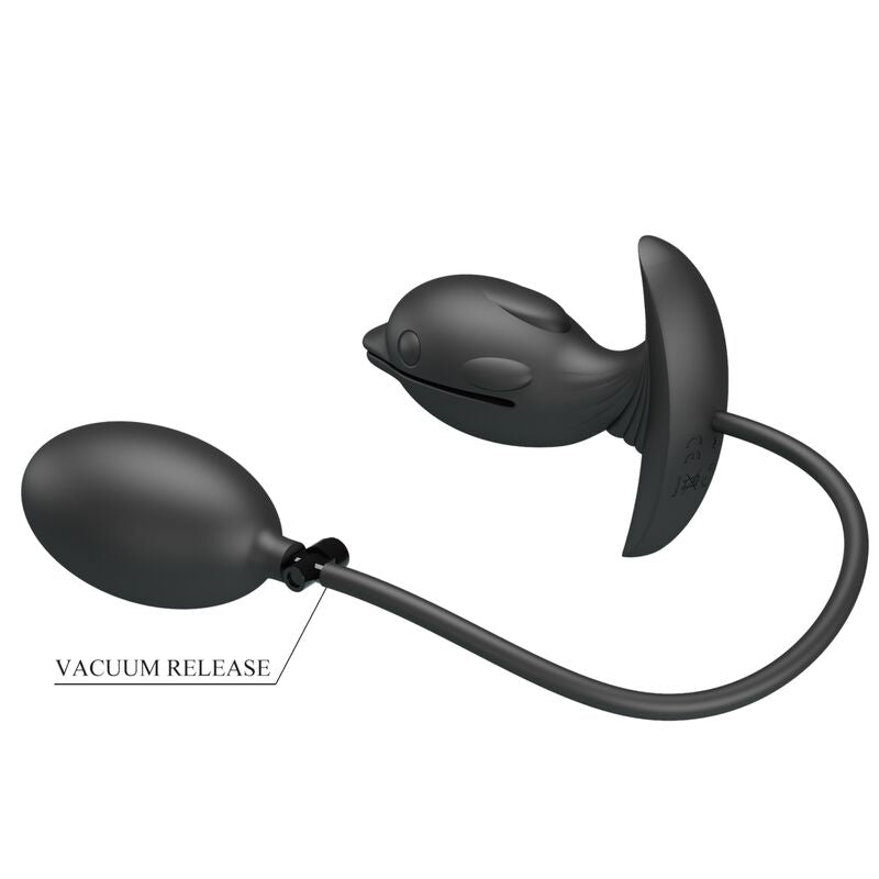 PRETTY LOVE - OPPUSTELIG OG GENOPLADELIG DELFIN ANALPLUG