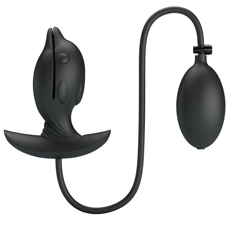 PRETTY LOVE - OPPUSTELIG OG GENOPLADELIG DELFIN ANALPLUG