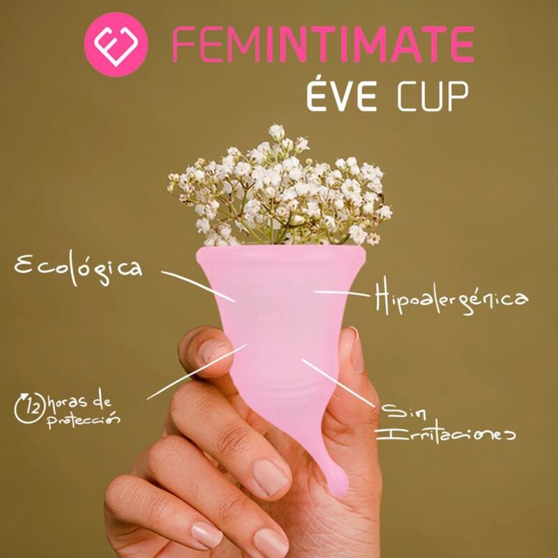 FEMINTIMATE - EVE NEW SILIKONE MENSTRUATIONSKOP - STØRRELSE M