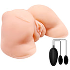 CRAZY BULL - VAGINA OG ANUS MED REALISTISK NET MED VIBRATION