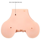 CRAZY BULL - VAGINA OG ANUS MED REALISTISK NET MED VIBRATION