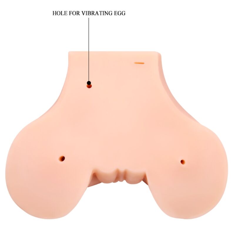 CRAZY BULL - VAGINA OG ANUS MED REALISTISK NET MED VIBRATION