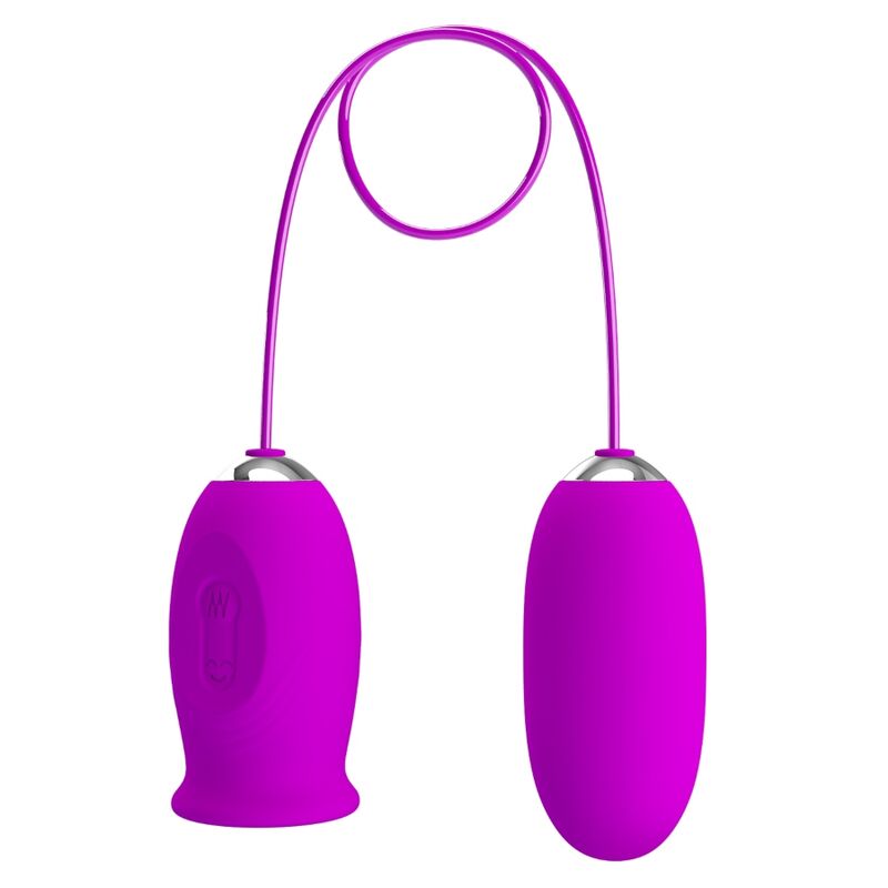 PRETTY LOVE - DAISY DUAL EGG GENOPLADELIG VIBRATOR LILLA