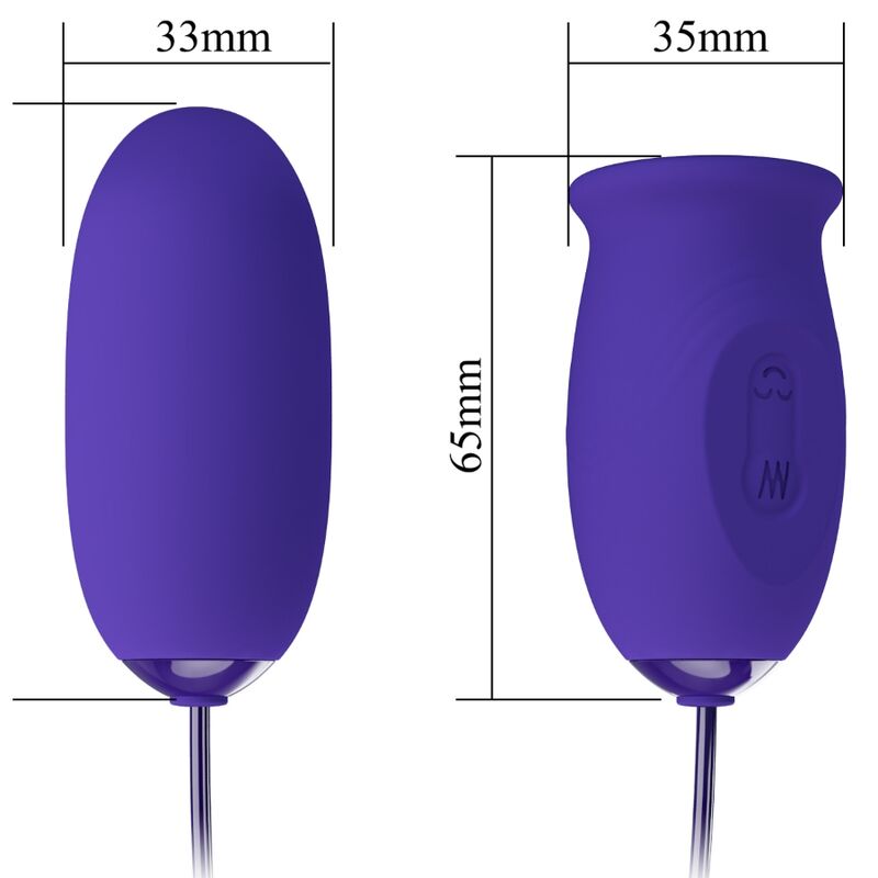 PRETTY LOVE - DAISY YOUTH VIOLET GENOPLADELIG VIBRATORSTIMULATOR