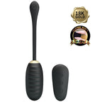 PRETTY LOVE - DOREEN LUXURY GENOPLADELIG VIBRERENDE ÆG SORT FJERNBETJENING