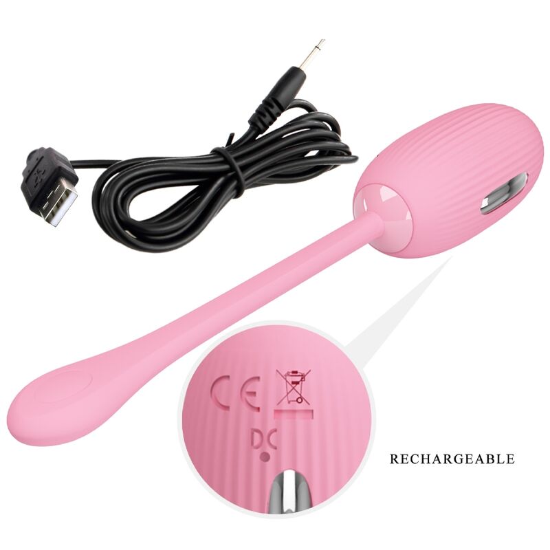 PRETTY LOVE - DOREEN PINK GENOPLADELIGT VIBRERENDE ÆG