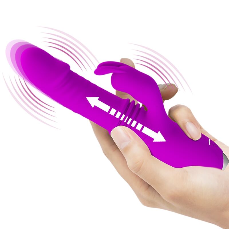 PRETTY LOVE - DOROTHY PURPLE GENOPLADELIG KANINVIBRATOR