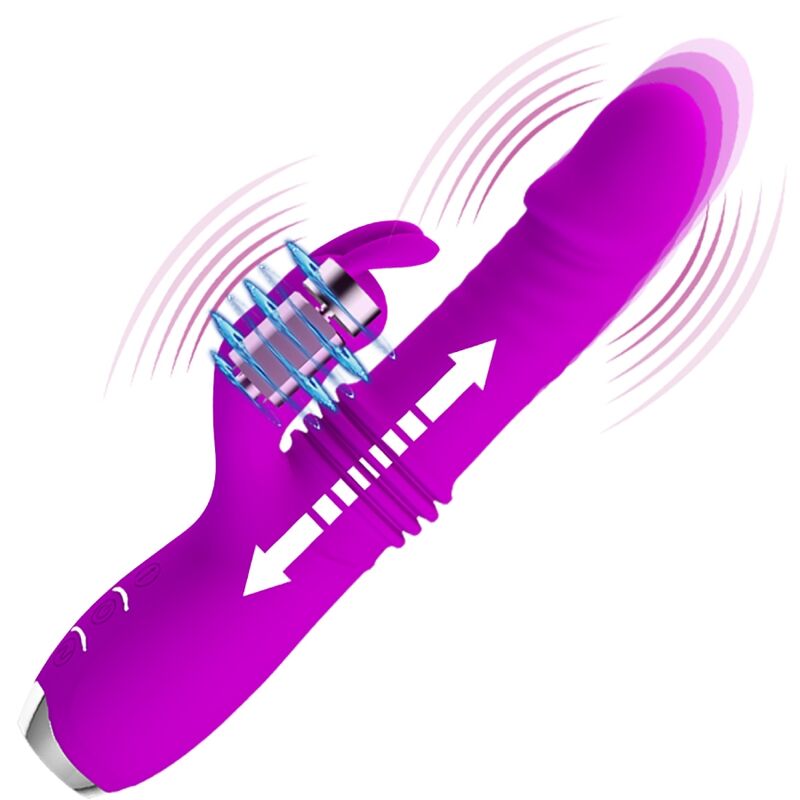 PRETTY LOVE - DOROTHY PURPLE GENOPLADELIG KANINVIBRATOR