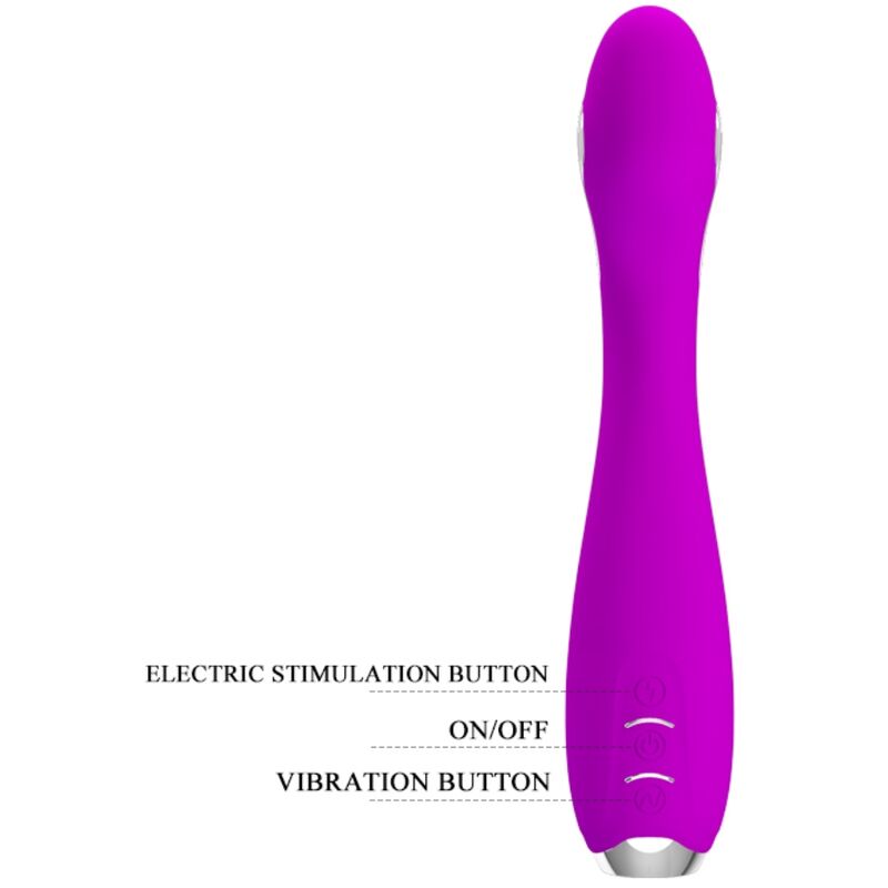PRETTY LOVE - HECTOR GENOPLADELIG ELEKTROCHODVIBRATOR VANDTÆT LILLA