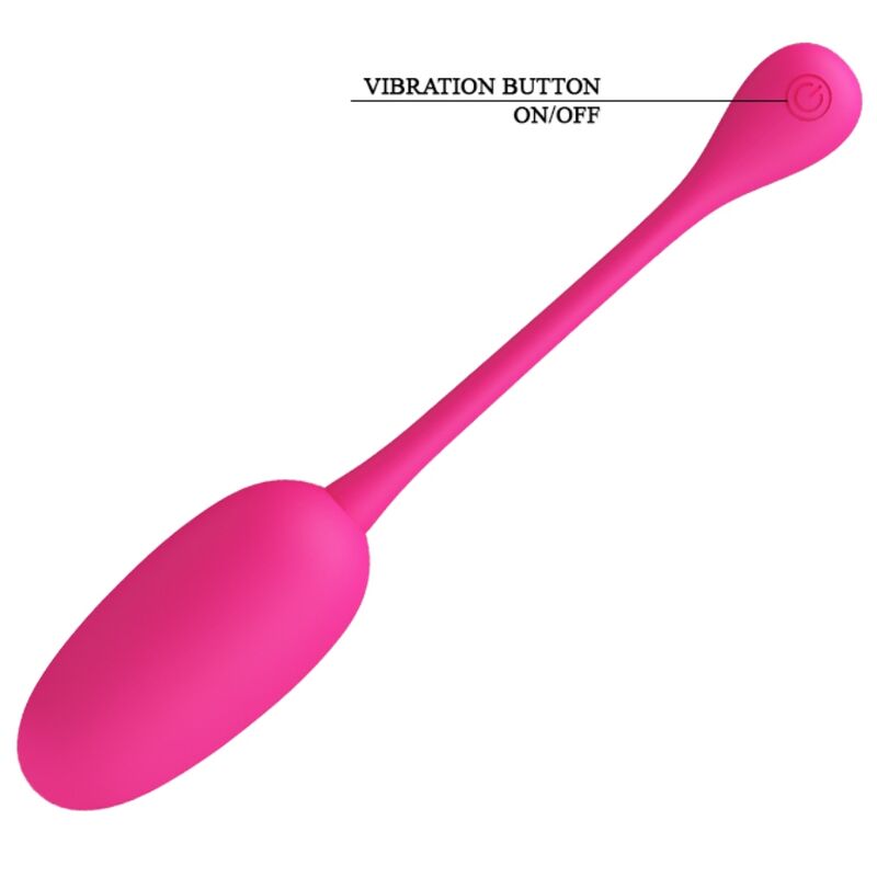 PRETTY LOVE - KNUCKER PINK GENOPLADELIGT VIBRERENDE ÆG