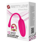 PRETTY LOVE - KNUCKER PINK GENOPLADELIGT VIBRERENDE ÆG