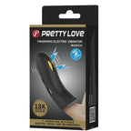 PRETTY LOVE - MARICO SORT ELEKTRO-STIMULATOR FINGERCOVER