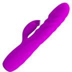 PRETTY LOVE - MELANIE PURPLE GENOPLADELIG KANINVIBRATOR