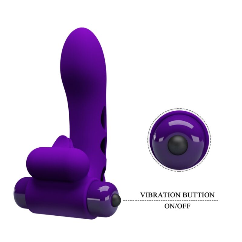PRETTY LOVE - ORLANDO LILLA VIBRATOR FINGERCOVER