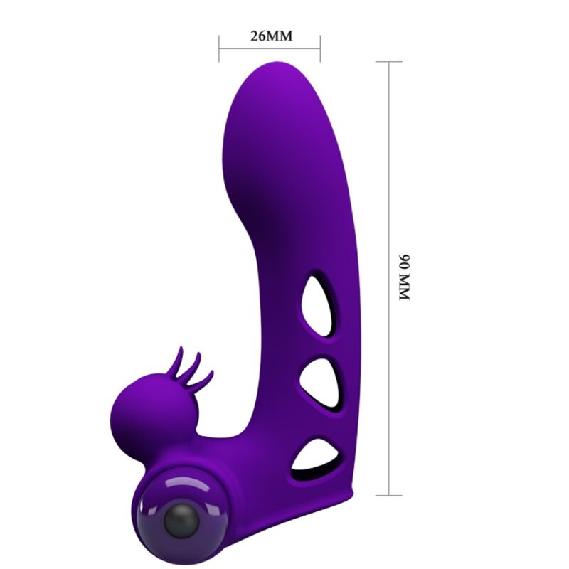 PRETTY LOVE - ORLANDO LILLA VIBRATOR FINGERCOVER