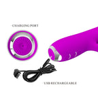 PRETTY LOVE - RACHEL GENOPLADELIG VIBRATOR MED LILLA SUGEKOP
