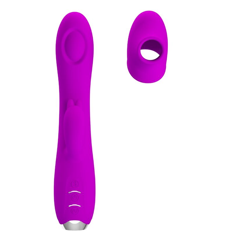 PRETTY LOVE - REGINA GENOPLADELIG VIBRATOR-SUGEGEL LILLA