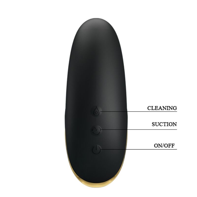 PRETTY LOVE - LUKSUS GENOPLADELIG SUGEMASSAGER SORT
