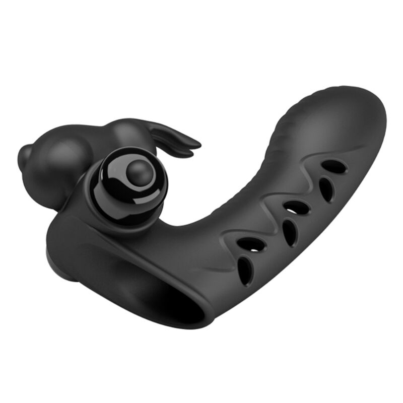 PRETTY LOVE - VANCE BLACK RABBIT VIBRATOR FINGERCOVER