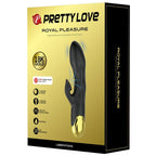 PRETTY LOVE - SORT GENOPLADELIG FORGYLDET LUKSUSVIBRATOR