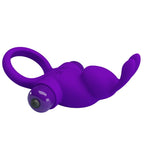 PRETTY LOVE - VIBRATORRING I KANIN TIL LILLA PENIS