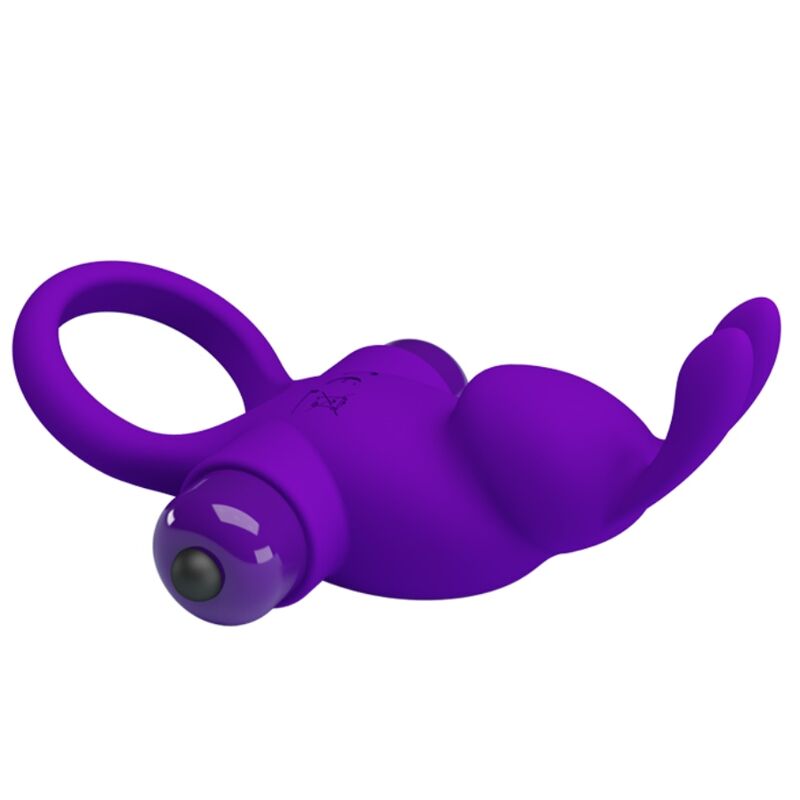 PRETTY LOVE - VIBRATORRING I KANIN TIL LILLA PENIS