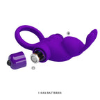 PRETTY LOVE - VIBRATORRING I KANIN TIL LILLA PENIS
