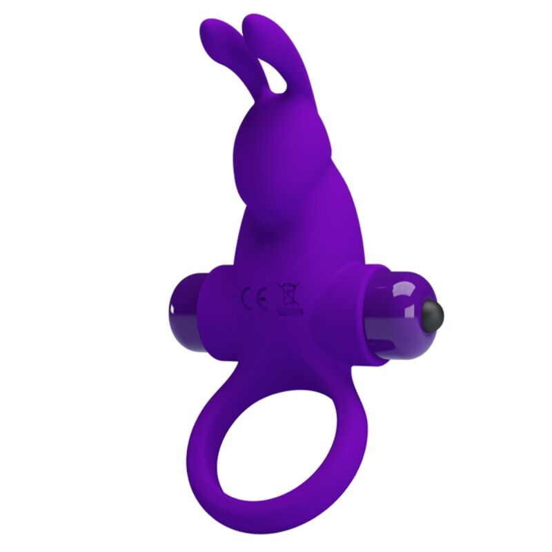 PRETTY LOVE - VIBRATORRING I KANIN TIL LILLA PENIS