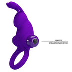 PRETTY LOVE - VIBRATORRING I KANIN TIL LILLA PENIS