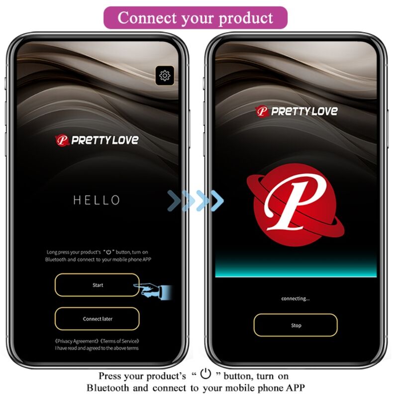 PRETTY LOVE - ELVIRA GENOPLADELIGE VIBRERINGSKUGLE LILLA