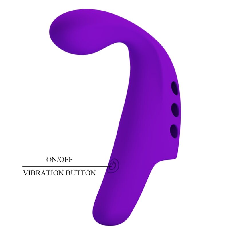 PRETTY LOVE - GORGON LILLA GENOPLADELIG FINGERVIBRATOR
