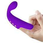 PRETTY LOVE - GORGON LILLA GENOPLADELIG FINGERVIBRATOR