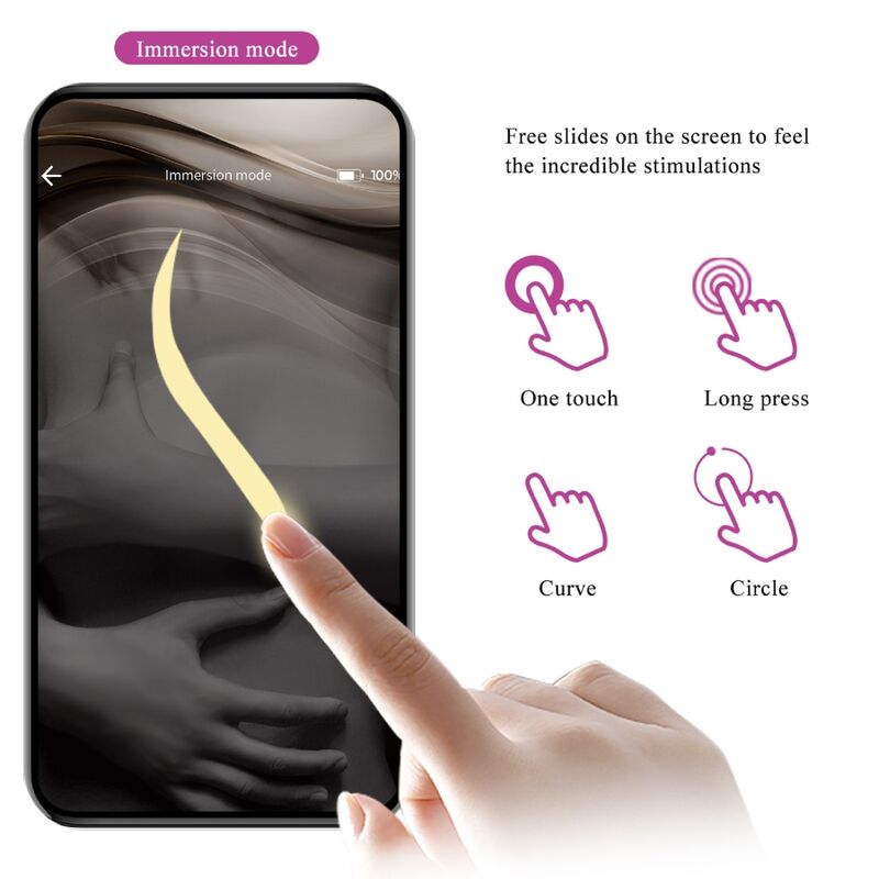 PRETTY LOVE - NYMFEVIBRERENDE ÆG APP-KONTROLLERET LILLA